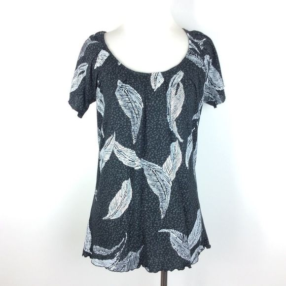 Anthropologie Kimchi & Blue Feather Boho Top Small - Picture 1 of 4